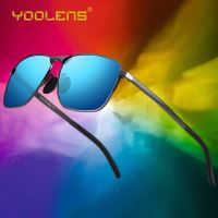 【CC】 YOOLENS Polarized Metal Sunglasses for Men Fishing Driving Shades Glasses