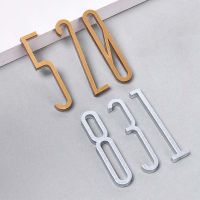 【LZ】◈  1PC 10x2.1cm Acrylic House Apartment Numbers Self Adhesive Number Signs On The Door Home Hotel Office Flat Number Plates Decor