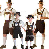 ชุดแม่ลูกสำหรับผู้ใหญ่เด็กชายและเด็ก Hansel Little Piermic Oktoberfest เสื้อผ้าเบียร์บาวาเรียประเทศเยอรมนี