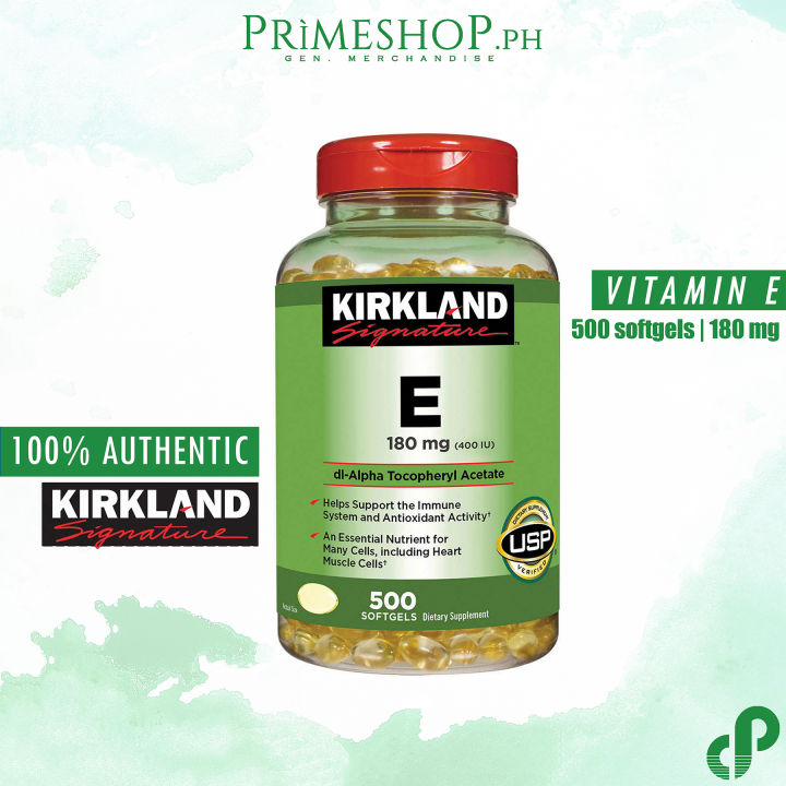 Kirkland Vitamin E 180mg Lazada PH