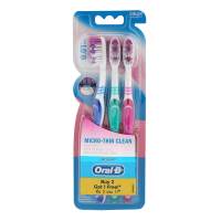 Free!! Oral B Complete Microthin Clean Extra Soft Toothbrush Pack 3