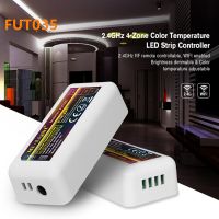 【✱2023 HOT✱】 yulibu74040703 Fut035หรี่ไฟตัวควบคุมหรี่แสงไฟแสง Mi 2.4G Rf ไร้สาย4โซนสีอุณหภูมิปรับได้ Cct สำหรับแถบไฟ Led คู่ Ww/cw