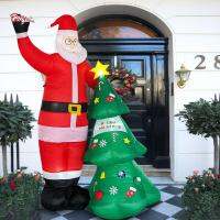 ALI-Shoppingเสื้อกันหนาว Inflator Outdoor Yard Decorations Santa Figure For Indoor Patio