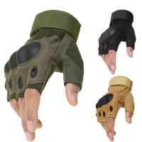 hotx【DT】 Half Mens Gloves Outdoor Shooting Airsoft Motorcycle Cycling