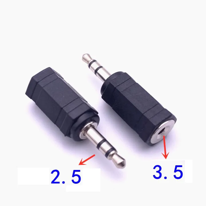 แจ๊ค 2.5mm.ตัวผู้ แปลงเป็น 3.5mm.ตัวเมีย JACK 2.5mm to 3.5mm | Lazada.co.th
