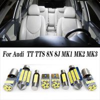 Car LED Interior Light Canbus For Audi TT TTS 8N 8J MK1 MK2 MK3 Allroad C5 1999 2000 2001 2002 2003-2014 Indoor Lamp Kit