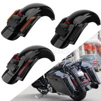 Motorcycle LED CVO Style Rear Fender  Extension Fascia Set For Harley Tou Electra Glide 14-20 Road Street Glide FLHR