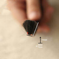 Brush Seal Strip เลื่อน Sash Gliding ประตูหน้าต่างซีล5X15Mm 7X17Mm พร้อม PVC Slice สีเทาสีดำ