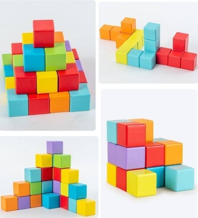 บล็อคลูกบาศก์-cube-building-block-cube-100-บล็อกไม้ธรรมดา-ที่ไม่ธรรมดา-เพราะเป็นของเล่นที่คุ้มที่สุดตั้งแต่เคยขายมา-เล่นได้ทุกช่วงอายุ