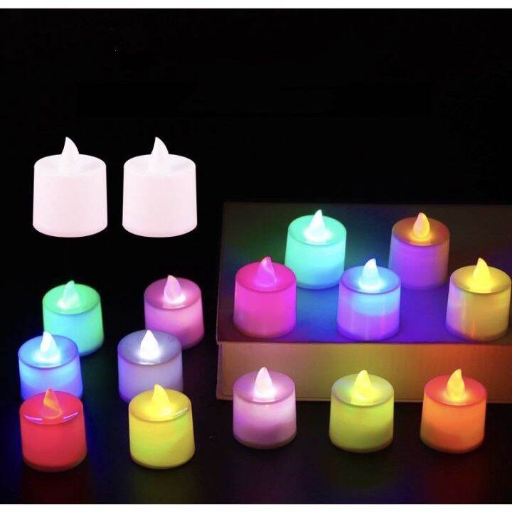 LED Flameless Candle Lamp Tea Lamp Family Wedding Birthday Decoration