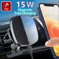 15W Magnetic Car Wireless Charger Holder สำหรับ Magsafing Series โทรศัพท์12 13 Pro Max Mini Qi Fast Car Charging Phone Stand