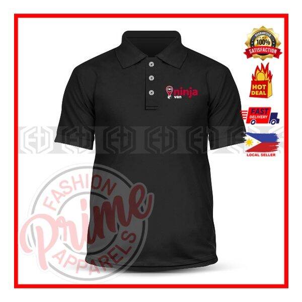 T Áo Sơ Mi Polo Cổ Áo NINJA VAN Express NINJAVAN T-Shirt Áo Sơ Mi Sợi Nhỏ  Dri-Fit Khô Phù Hợp Với Thời Trang Tee 