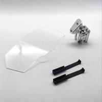 【Tech-savvy】 กระจกหน้ารถมอเตอร์ไซค์สำหรับ BMW Ducati Honda KTM รถจักรยานยนต์ Adjustable Risen Clear Windshield