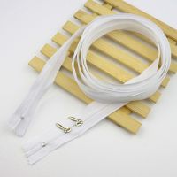 ♂ 3Pcs 100/150/200CM Long Zippers DIY Nylon Quilt Sleeping Bag Double Sliders Zips Tailoring Accessories Textile Sewing Tools