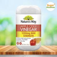 Natures way apple cider vinegar 1200mg 90 เม็ด เนเจอร์สเวย์ แอปเปิ้ล ไซเดอร์ เวเนก้า