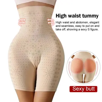 Plus Size Woman High Waisted Shaper Pants Traceless Butt Lift