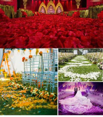 【cw】 500 10000pcsArtificialPetals Colorful Wedding silk Rosefor wedding decoration roses supplies 5Z
