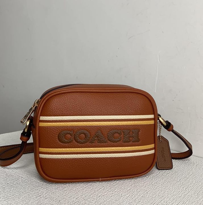Coach, Bags, Coachminijamie Camerabag With Varsity Stripe