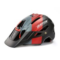 [COD] helmet bike one-piece riding with warning light protective