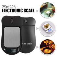 500g 0.01g LCD Display Digital Scale Portable Mouse Scale Battery Operated Electronic Precision Kitchen Jewelry Scale Backlit Luggage Scales