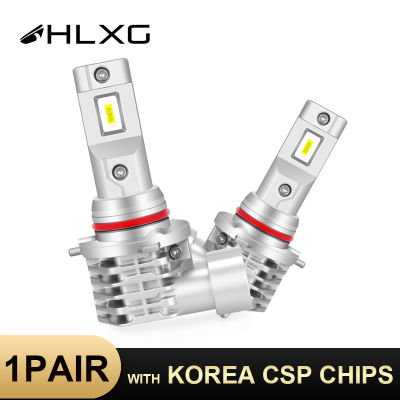 HLXG CSP H11ไฟตัดหมอก H7 LED HB4 9006 H4 9005 HB3 H8 H9หลอดไฟ4300พัน6000พันไฟรถยนต์ไม่มีการรบกวนวิทยุป้องกันอีเอ็มซีไฟหน้าอัตโนมัติ