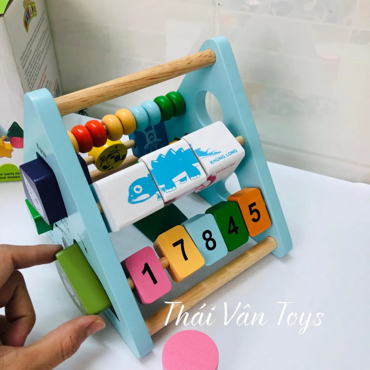HCM]Bộ đồ chơi thả hình ghép gỗ đa năng cho bé | Đồ chơi thả khối ...