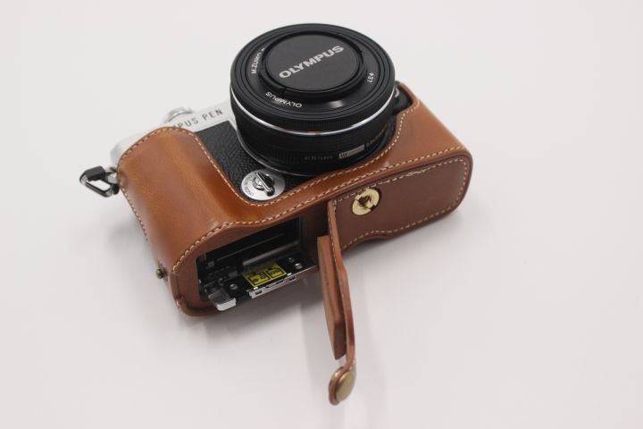 for-olympus-pen-e-p7-micro-single-camera-bag-protective-pu-leather-case-ep7-handle-base-shell