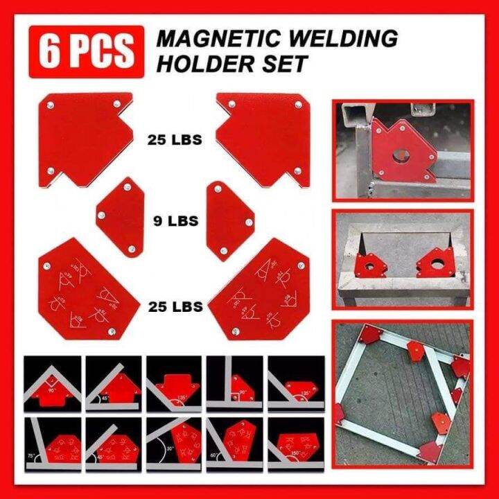 Pcs Welding Holder Magnet Set Welding Positioner Fixed Angles Soldering Locator Arrow Shape