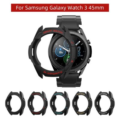 SIKAI 2021 Case For Samsung Galaxy Watch 3 45mm TPU Shell Protector Cover Band Strap Bracelet Charger for Galaxy Watch3 45mm Drills Drivers