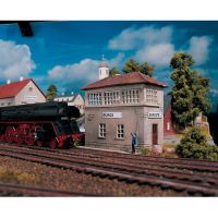 Miniature model 1:87 HO ratio Railway station signal tower 61822 Urban building model Building model of train sand table