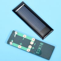 10Pcs Mini Solar Panel New 0.5V 100mA Solar Cells Photovoltaic panels Module Sun Power battery charger DIY 53*18*2.5mm