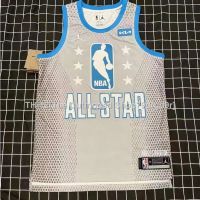 ☋✔ [Hot Pressed]2022 NBA All-Star Game Jerseys Vest 75th Anniversary Basketball Jersey Durant team grey