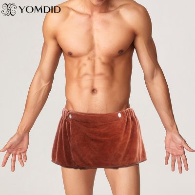 hotx 【cw】 Men Soft Wearable Short Microfiber Beach Blanket Toalla De Playa