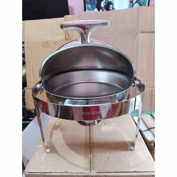 Prasmanan Roll Top Bulat Stainless Subron 6,8 Liter | Lazada Indonesia