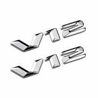 for 2pcs V12 Schriftzug Chrom Emblem Logo S600L E63 CL63 CLS63 G63 V12 New