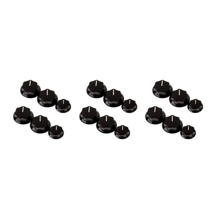18Pcs Control Knob Volume Audio Control Knobs for Jazz Bass Electric