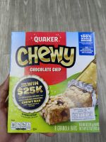 (แพ็ค 2) Quaker Granola Bars ช็อกโกแลตชิป 6.7