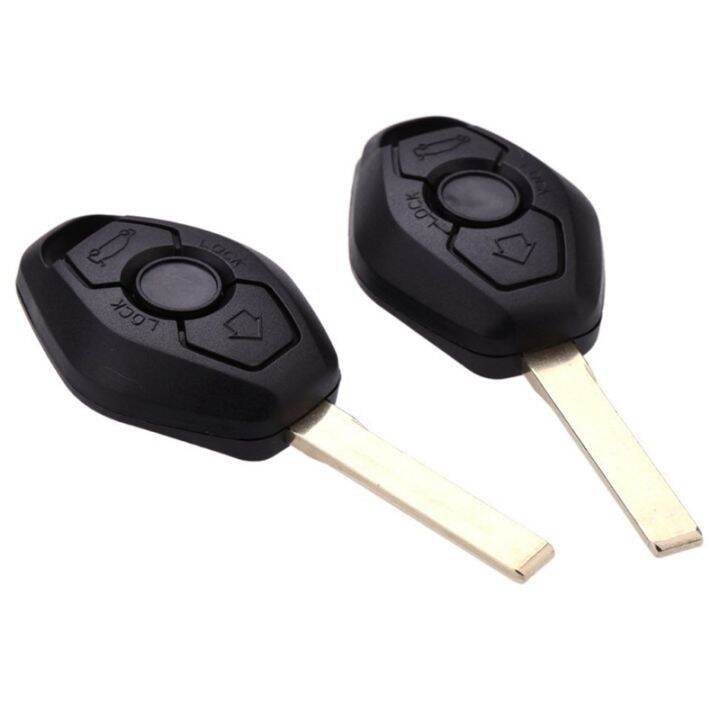 2pcs-uncut-car-replacement-remote-blank-key-shell-case-for-bmw-1-3-5-6-7-x3-x5-e53-e46-e39-e60-z4