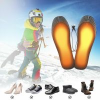 [A Like] Winter Electric Heated Foot Insole Far Infrared Carbon Fiber Heating Warming Pad Feet Warmer Sock For Skiing Outdoor