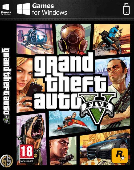 Grand Theft Auto V / GTA 5 / GTA V Game for Windows PC Offline