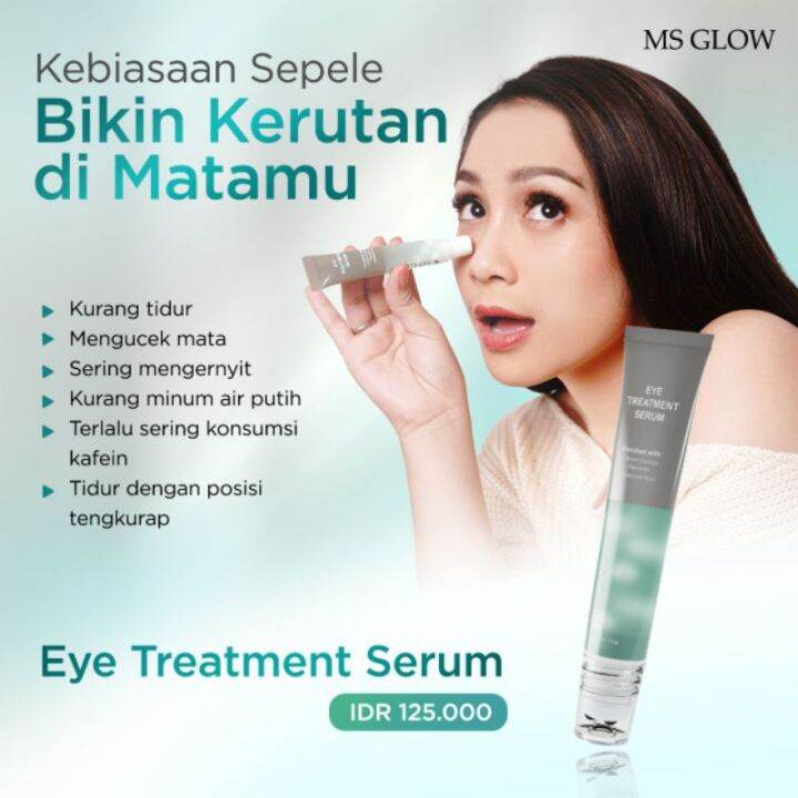 EYE TREATMENT SERUM EYE SERUM MS GLOW TERMURAH ORIGINAL EYE SERUM MS