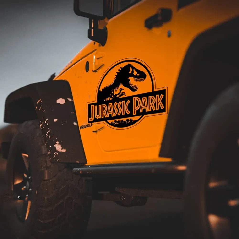 Jurassic Park Dinosaur Jeep Wrangler Sticker Decal for Hood Side Body SUV  Truck Car Vehicle Vinyl | Lazada