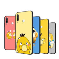 Psyduck อ่อนนุ่ม เคสโทรศัพท์ หรับ Xiaomi Redmi Note 11 9T 10C 10S 11I 12 11T 10 Max Pro Black ปก