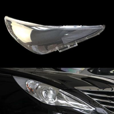 เลนส์ไฟหน้าสำหรับ Hyundai Sonata 2011 2012 2013 2014หลอดไฟหน้าไฟที่เปลี่ยนฝาครอบกรอบไฟรถยนต์อัตโนมัติด้านขวา