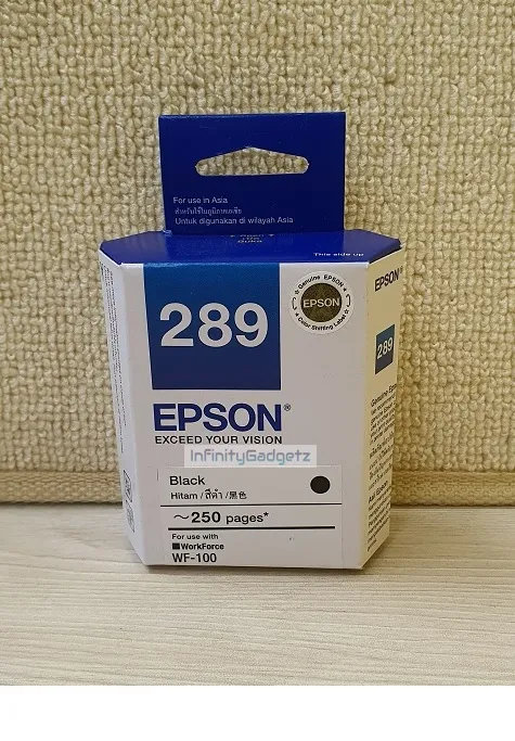 Genuine Epson 289 Ink Cartridge For Workforce Wf 100 Black Lazada Ph 5635