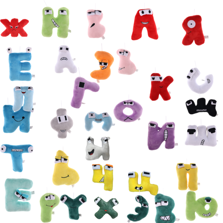 Alphabet Lore Russian Alphabet Cartoon Plush Doll Kids Gifts