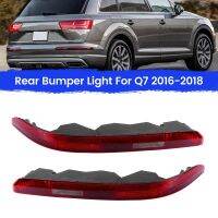 Car Brake Light Left or Right Side Rear Bumper Light with 4 Bulbs Lower Tail for Audi Q7 2016-2018 Car-Styling