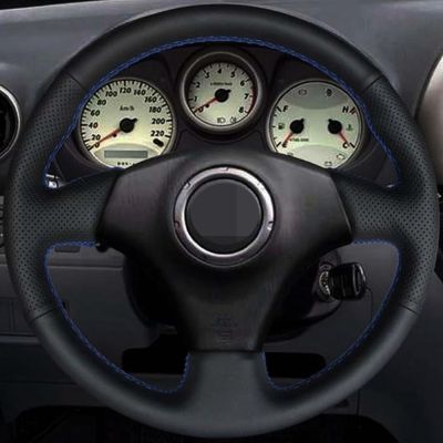 【YF】 Black Faux Leather&nbsp;Car Accessories Steering Wheel Cover For Toyota RAV4 1998-2003 Celica 1998-2005 Corolla (US) 2003