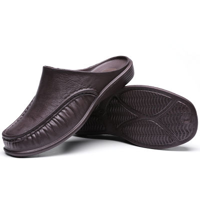 Sandals Men Loafers Slip On Casual Walking Shoes Designer Men Half Slippers Comfortable Soft Slippers Size 40-46