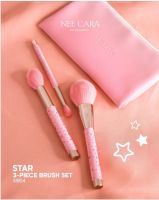 ⚡FLASH SALE⚡♡พร้อมส่ง ลิป NEE CARA STAR 3PCS BRUSH SET (N904)